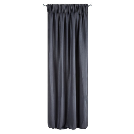 ZASŁONA GOTOWA AGGIE NA TAŚMIE 140 X 270 CM GRANATOWY