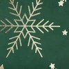 Bieżnik świąteczny na stół, rozm.: 85 x 85 cm, kolor ciemnozielony