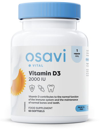 Osavi Vitamin D3, 2000IU - 60 kaps.