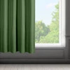 ZASŁONA GOTOWA RITA NA TAŚMIE 140 X 175 CM CIEMNOZIELONY