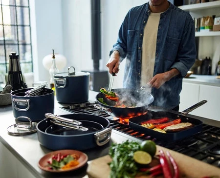 JJ-Wok 32cm ze składanymi uchwytami Space