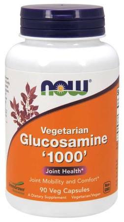 Now Foods GLUKOZAMINA HCl 1000 (Glucosamine Vegetarian) 90 kaps.