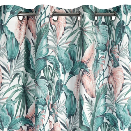 ZASŁONA GOTOWA MADERA 140 X 250 CM ZIELONY