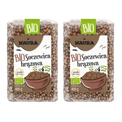 Zestaw 2x Soczewica brązowa BIO 400 g
