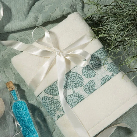 Komplet Ręczników 2 37 x 25 x 10 cm, Miętowy