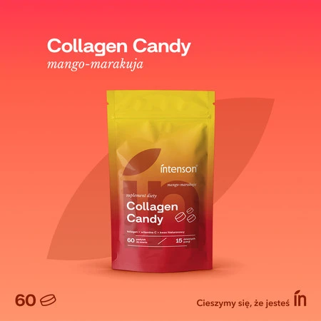 Intenson Collagen Candy 60 tabl. smak mango i marakuia