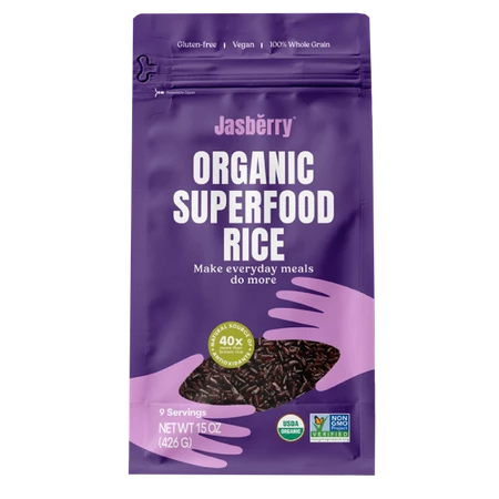 RYŻ EXPRESS JASBERRY RAZOWY BEZGLUTENOWY BIO 200 g - JASBERRY RICE (CALORIE WATCHERS)