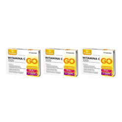 Zestaw: 3x Protego Witamina C 1000 GO 15 kaps.