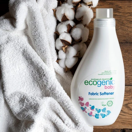 Ecogenic Baby, Hipoalergiczny płyn do zmiękczania ubranek dziecięcych, bezzapachowy, 1000 ml