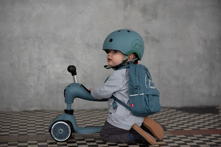 SCOOTANDRIDE Kask XXS-S dla dzieci 1-5 lat Ash