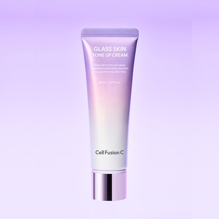 Cell Fusion C Glass Skin Tone up Cream z efektem Glass Skin 50ml