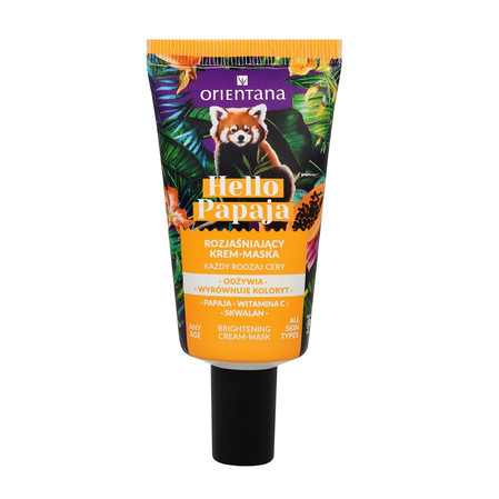  Orientana Hello Papaya Rozjaśniający krem-maska Witamina C Skwalan 40ml