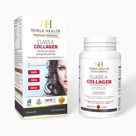 Noble Health Class A Collagen kolagen w tabletkach 90 kaps.