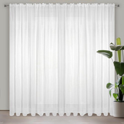 FIRANA GOTOWA LUCY NA TAŚMIE 400 X 250 CM BIAŁY
