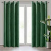 ZASŁONA GOTOWA MELANIE 140 X 250 CM CIEMNOZIELONY