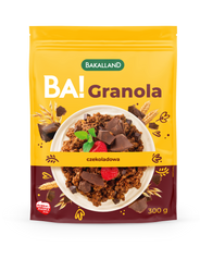 Bakalland BA! Granola czekoladowa 300g pełnoziarnista