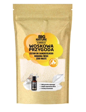 Big Nature Woskowa przygoda WELLNESS&SPA - zestaw do robienia świec 515g