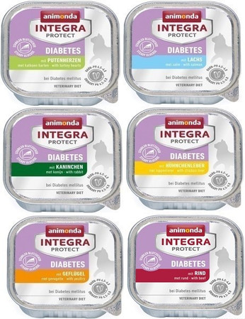 ANIMONDA INTEGRA Protect DIABETES Wołowina dla kota 100g