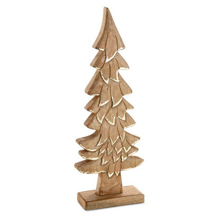 FIGURKA ŚWIATECZNA D5 20 X 8 X 51 CM JASNOBRĄZOWY