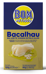 DORSZ Z CZOSNKIEM W OLIWIE Z OLIWEK EXTRA VIRGIN 120 g (80 g) - BON APPETIT (BOM PETISCO)