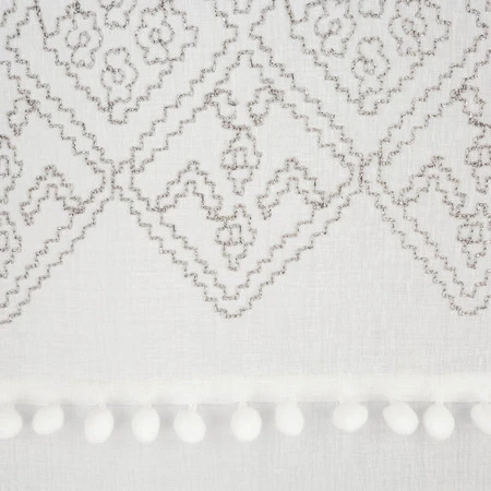 FIRANA GOTOWA DAPHNE 140 X 250 CM BIAŁY