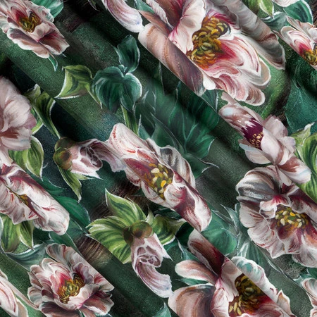 ZASŁONA GOTOWA PALMERA NA TAŚMIE 140 X 270 CM ZIELONY