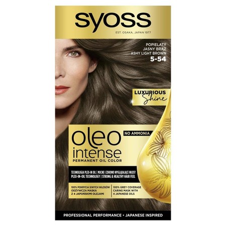 H SYOSS.Farba OLEO 5-54 popielaty jasny brąz