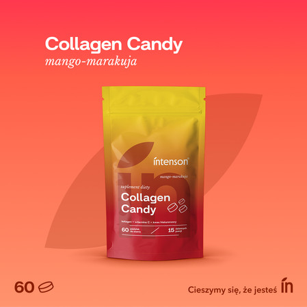Intenson Collagen Candy 60 tabl. smak mango i marakuia