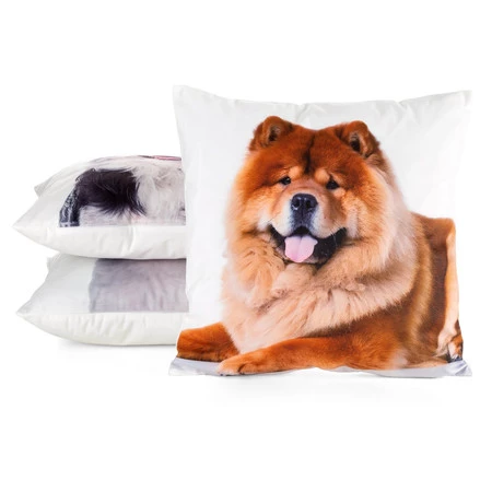 POSZEWKA ANIMAL 73 45 X 45 CM BIAŁY