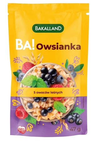 Bakalland Ba! Owsianka z 5 owocami leśnymi 47g