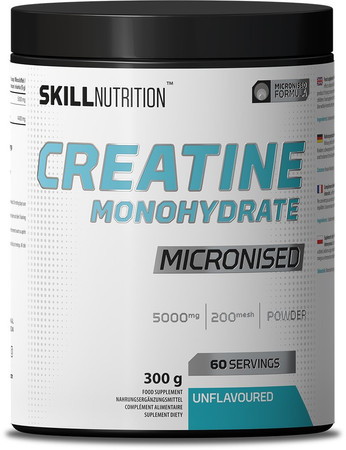Skill Nutrition Micronised Creatine Monohydrate Kreatyna monohydrat  300 g smak naturalny