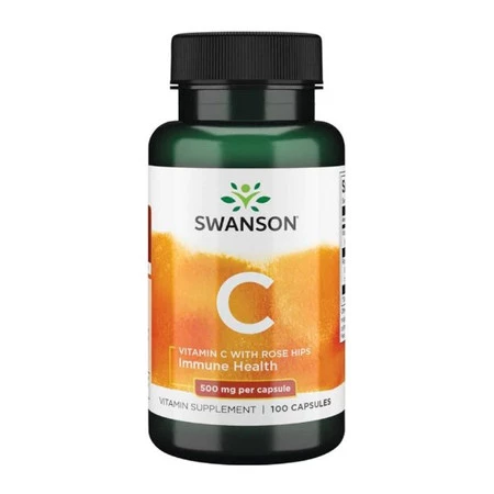 Vitamin C with Rose Hips (100 kaps.)