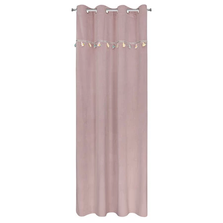 ZASŁONA GOTOWA KIDS 1 140 X 250 CM PUDROWY RÓŻ