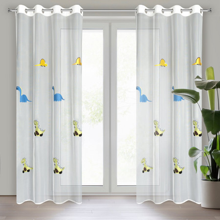 FIRANA GOTOWA DINO 140 X 250 CM BIAŁY