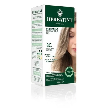 Herbatint - Farba 8C Jasny Popielaty Blond 150 ml