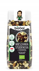 BIOGOL MIESZANKA STUDENCKA Z ŻURAWINĄ BIO 150 g
