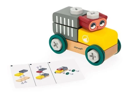 Janod Samochód do składania Miś Brico ‘Kids 2+