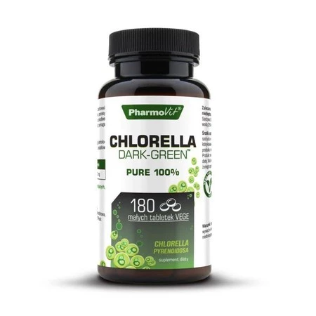 Pharmovit Chlorella Dark Green 180 tabletki