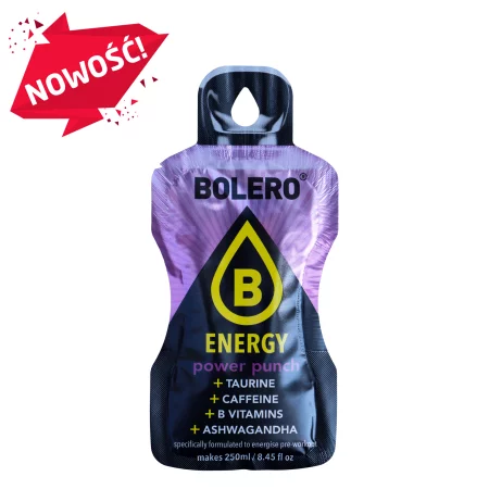 Bolero Energy Power Poncz 7g napój w proszku ze stewią