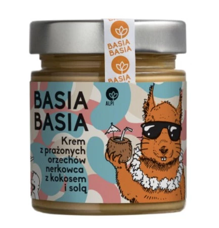 Krem z orzechów nerkowca z kokosem i solą 210 g