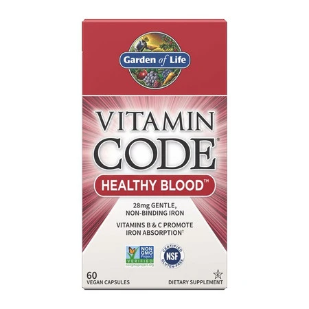 Garden of Life Vitamin Code RAW Healthy Blood 60 kaps.