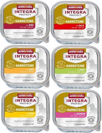 ANIMONDA INTEGRA Protect HARNSTEINE Kaczka dla kota 100g