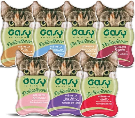 OASY Cat Delicatesse Fine Pate Veal Cielęcina w pasztecie 85g
