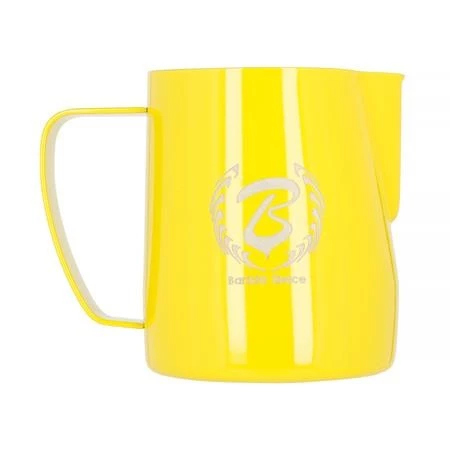 Barista Space - Dzbanek do mleka Teflon Yellow 350 ml