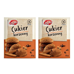 Zestaw: 2x Cukier korzenny bezglutenowy 32 g
