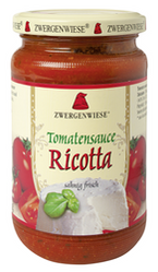 SOS POMIDOROWY Z RICOTTĄ BIO 350 g - ZWERGENWIESE