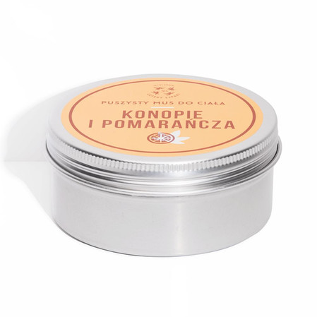 Mydlarnia cztery szpaki, Konopie i pomarańcza, puszysty mus do ciała, 150 ml