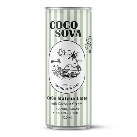 Woda kokosowa Matcha Latte 320 ML