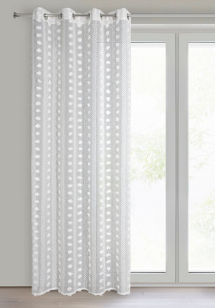 ZASŁONA GOTOWA ELENOR 140 X 250 CM BIAŁY