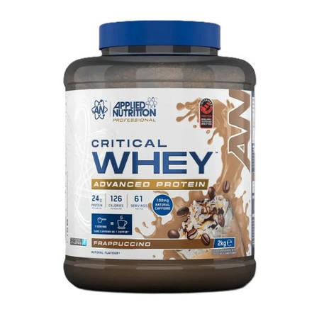 Applied Nutrition Critical Whey Blend odżywka białkowa koncentratu białka serwatkowego, izolatu oraz hydrolizatu 2000g smak Frappuccino